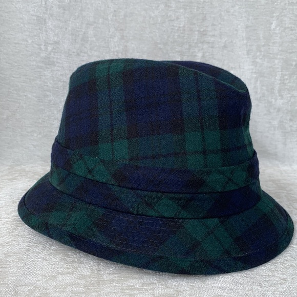 Pendleton Virgin Wool Tartan Fedora Check Plaid Hat NWT - Picture 3 of 12